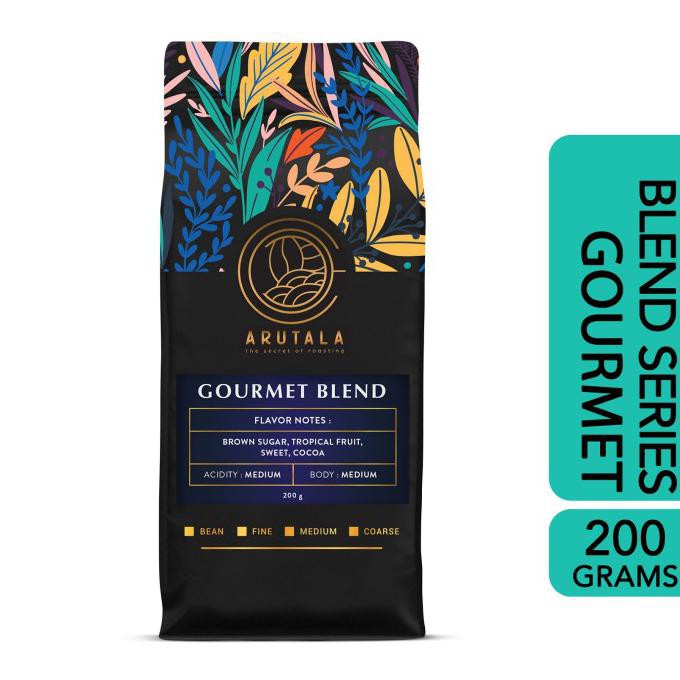 

Cuci Gudang Awal Tahun ARUTALA Gourmet Blend Kopi - For Manual Brewed Coffee - 200 gram - Biji Big