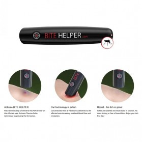 BITE HELPER Pena Pereda Rasa Gatal Mosquito Itching Therminator Relief Pen - Black