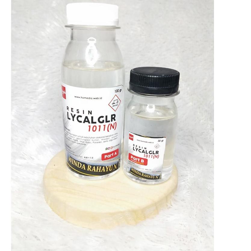 

[PRODUK LAQLN] Resin Lycal Lical Bening Lentur 1011 Name Tag Papan Nama 100 ml 0NJ