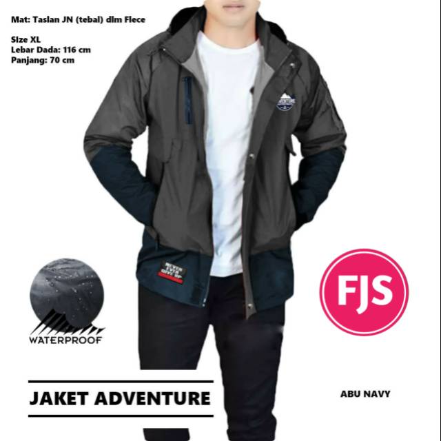 jaket adventure waterproof