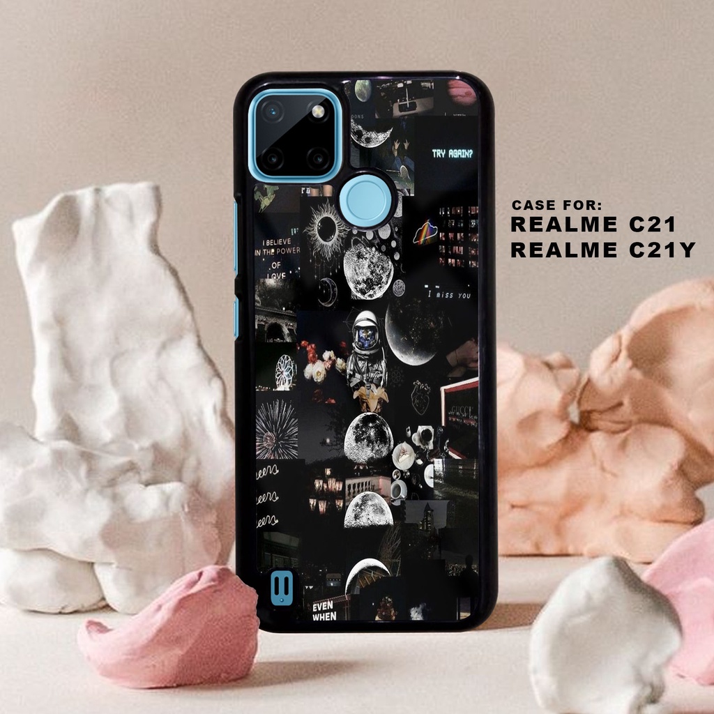 Case Realme C21 / Realme C21Y Casing Hp Motif NASA Hardcase 2D Glossy