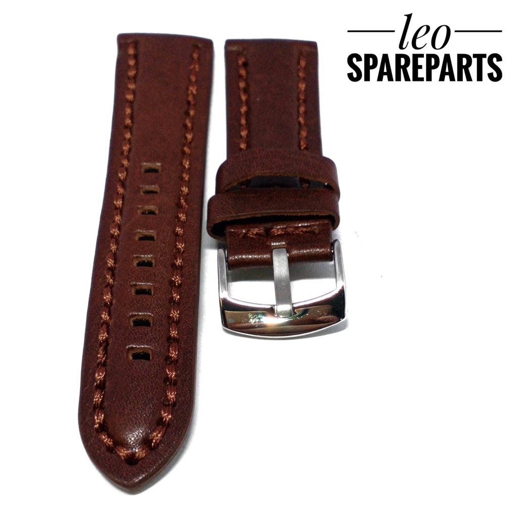 Tali jam kulit / 22mm