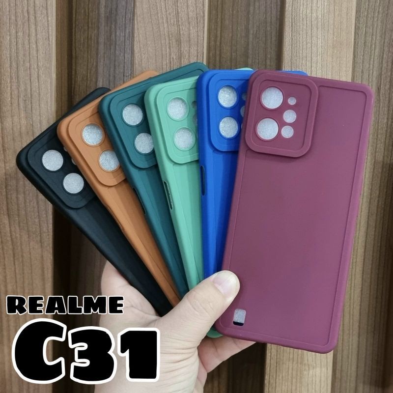 REALME C31 CASE PRO CAMERA MACARON CASING SOFTCASE SILIKON