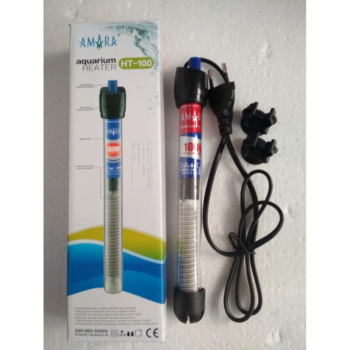 HT-100 AMARA HEATER PENGATUR SUHU AIR AQUARIUM