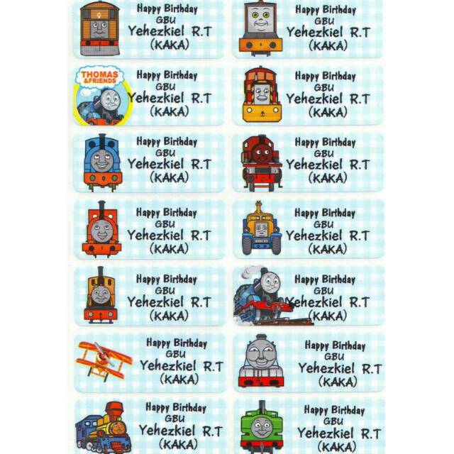 

Sticker ucapan ultah / label nama sticker / sticker happy birthday