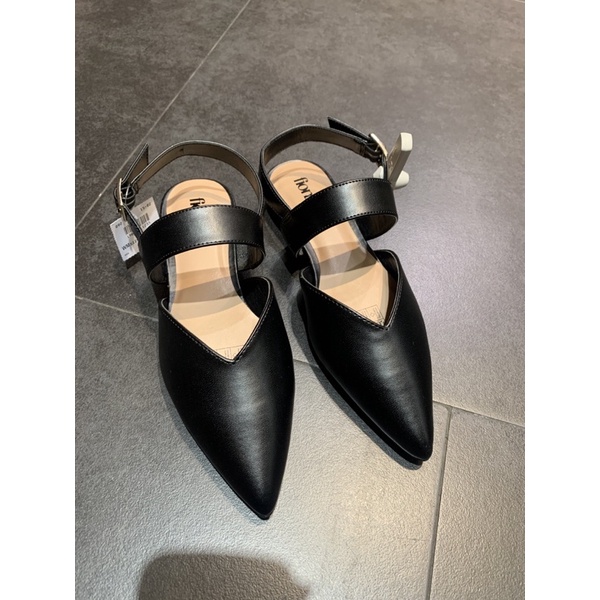Fioni griffin black sandal payless mule