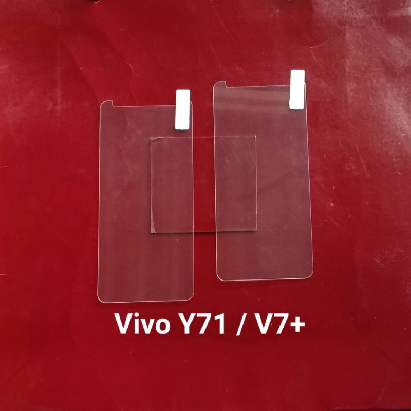 Tempered glass Vivo Y71 . V7 PLUS . Y69 . Y65 . Y55 . Y53 . Y51 . Y37 . Y31 . Y21 Lama anti gores kaca bening transparan screen guard pelindung layar