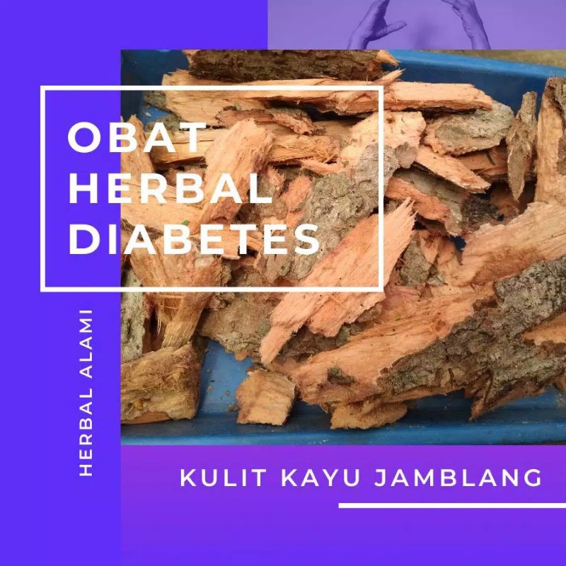 

obat herbal diabetes-300 gramkulit pohon juwet
