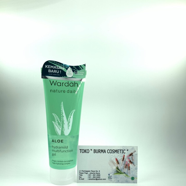 WARDAH NATURE DAILY ALOE HYDRAMILD MULTIFUNCTION GEL 100 gr