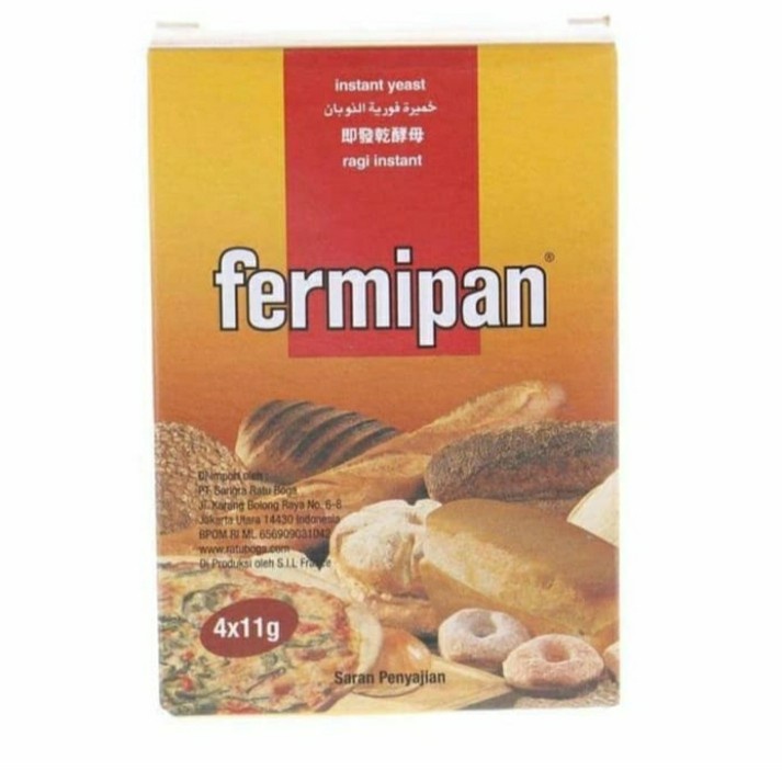 

FERMIPAN RAGI INSTAN / YEAST 4 X 11 GRAM