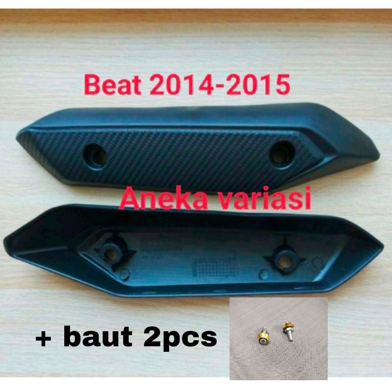 Cover tutup knalpot Beat 2014-2015