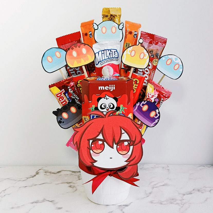 

Hampers Snack Paket Gift Box Kado Ultah Character Diluc GI