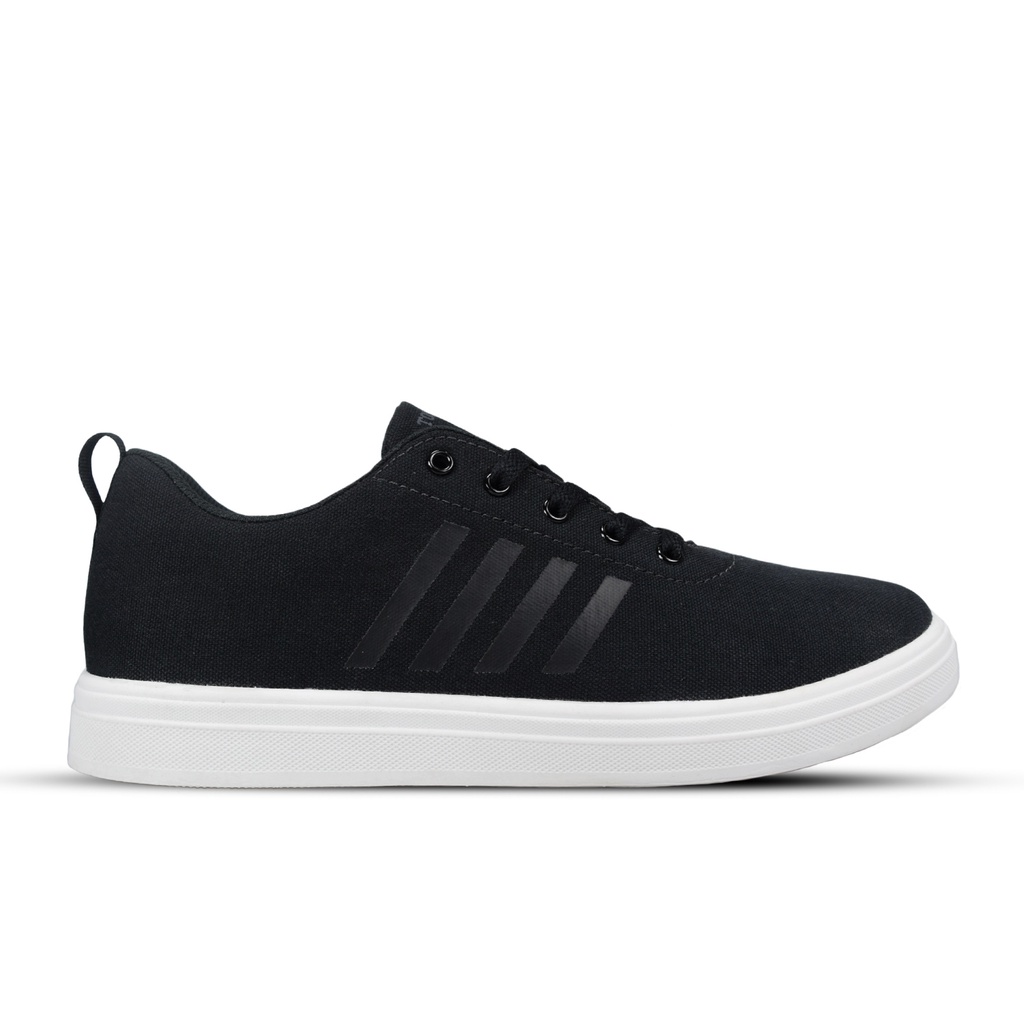 TOMKINS Sneakers Pria Jewell Alpha - Black White / Ramayana Jatinegara