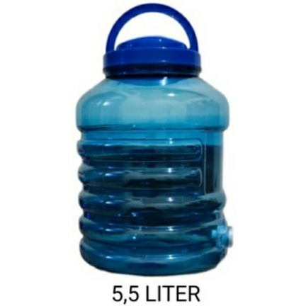 GALON KRAN PET 5,5 LTR / GALON PLASTIK