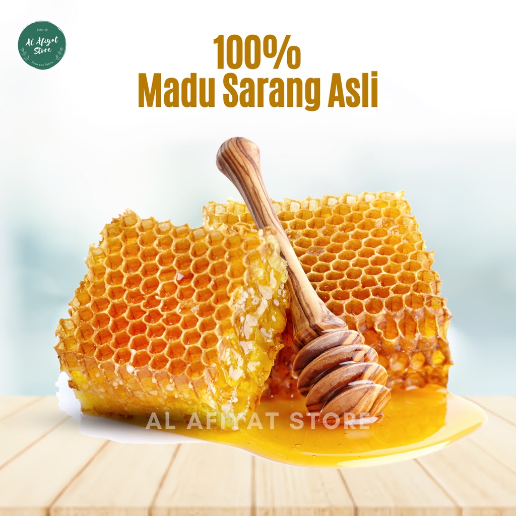 

Madu Sarang 500 gram / 100% Madu Sarang Asli Murni High Quality