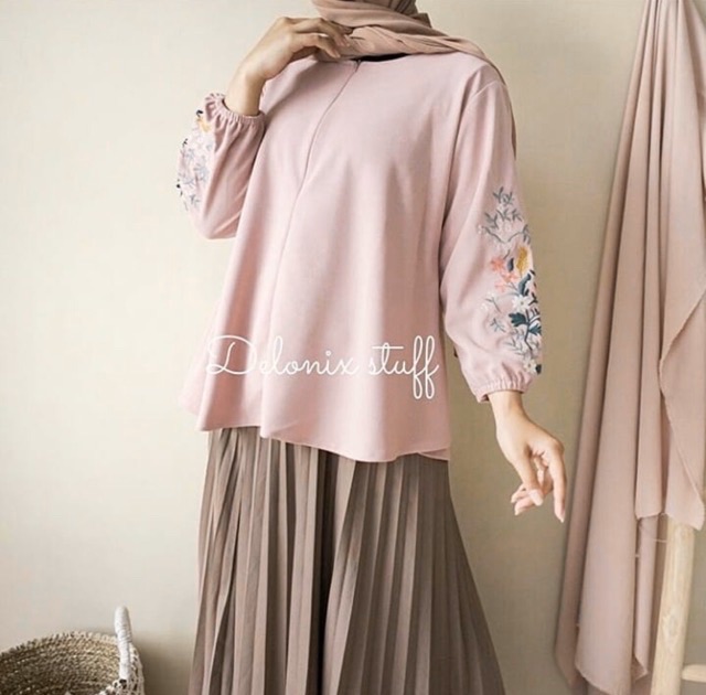 CUCI GUDANG!! NUMMA BORDIR BLOUSE PUSATGROSIR_SOLO/ DELONIX BLOUSE/ AMRELO BLOUSE