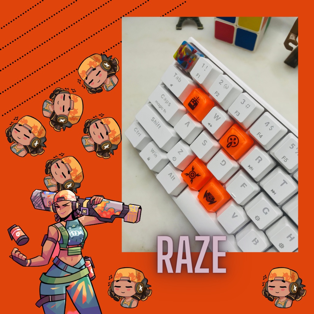 artisan keycaps valorant