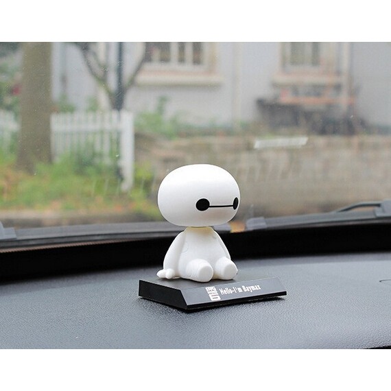 Boneka Pajangan Mobil Baymax Shake Head Toy