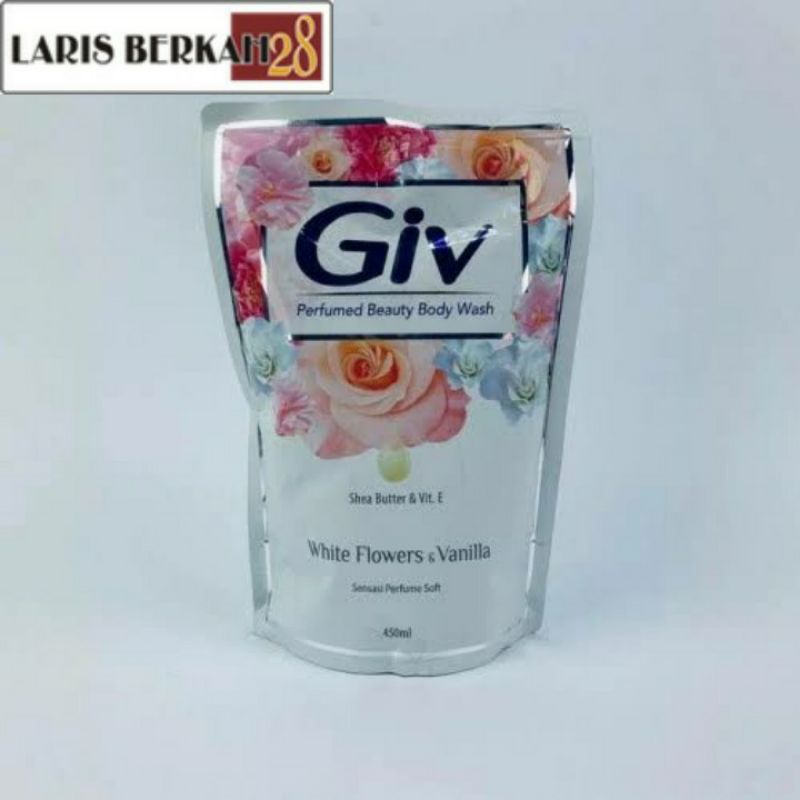 Jual Giv Sabun Cair White Flowers Vanilla Ml Shopee Indonesia