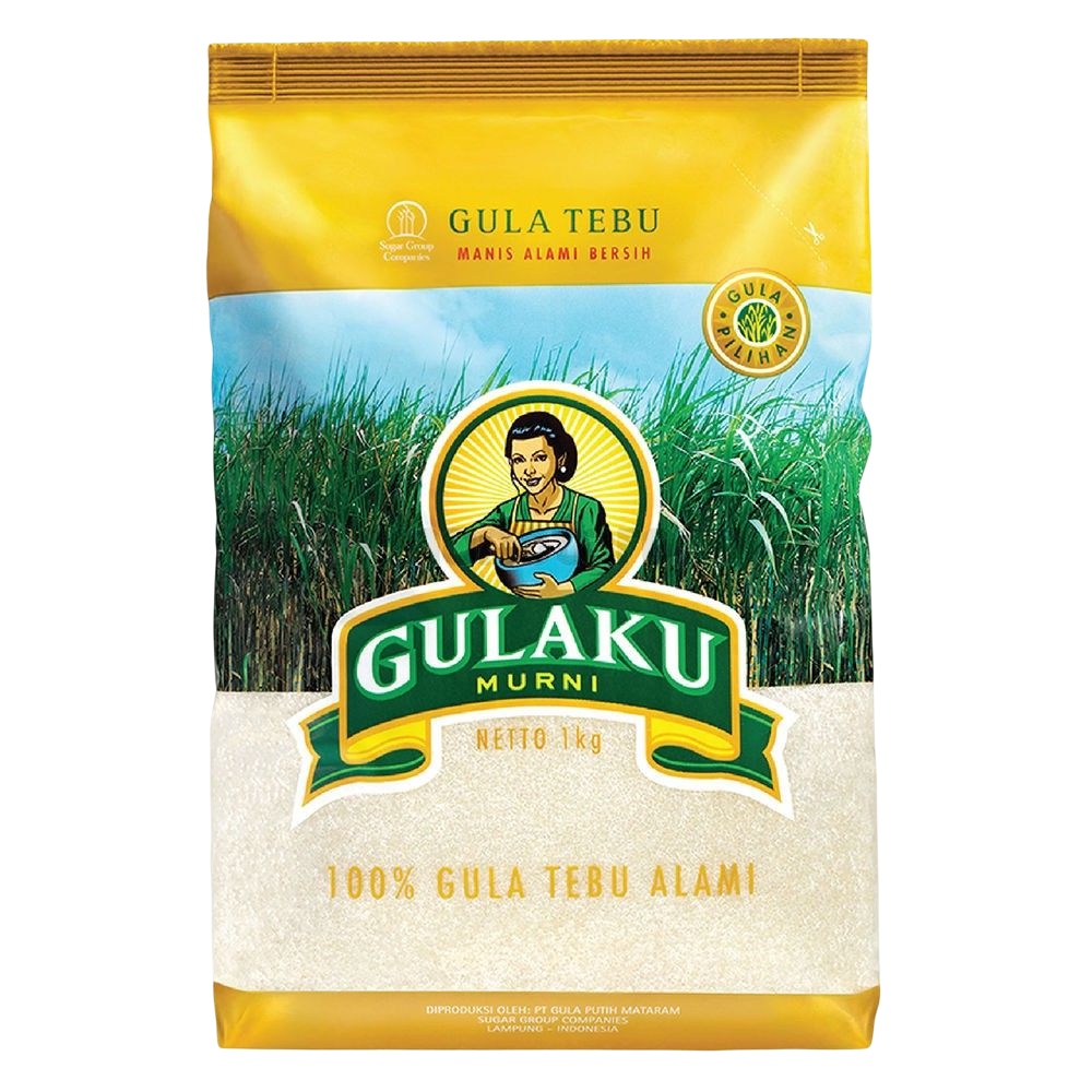 

Gulaku Kuning 1kg Gula Pasir Putih - Gula Tebu Alami
