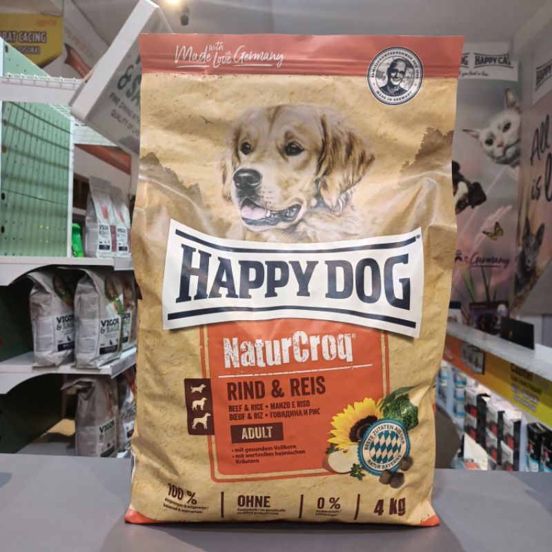 Happy Dog Nature Croq Adult Beef 4 Kg / Makanan Anjing Dewasa