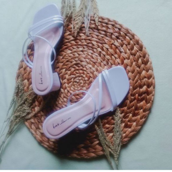 sandal hels - Brenda Sandal Wanita Hak Tahu Tinggi 5Cm