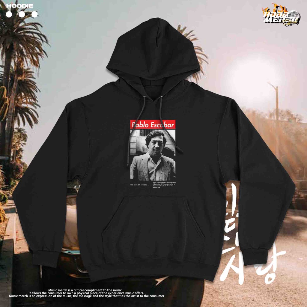 Jual HOODIE BAND PABLO ESCOBAR - NARCOS / UNISEX / JAKET NARCOS PABLO