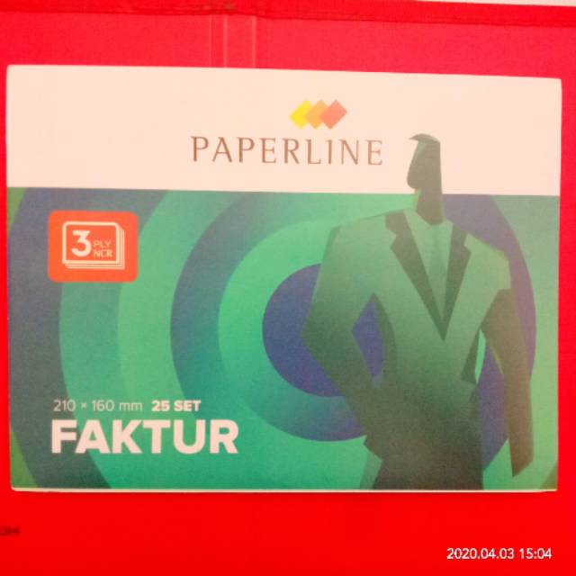 

Faktur 3 ply paperline-1 pcs