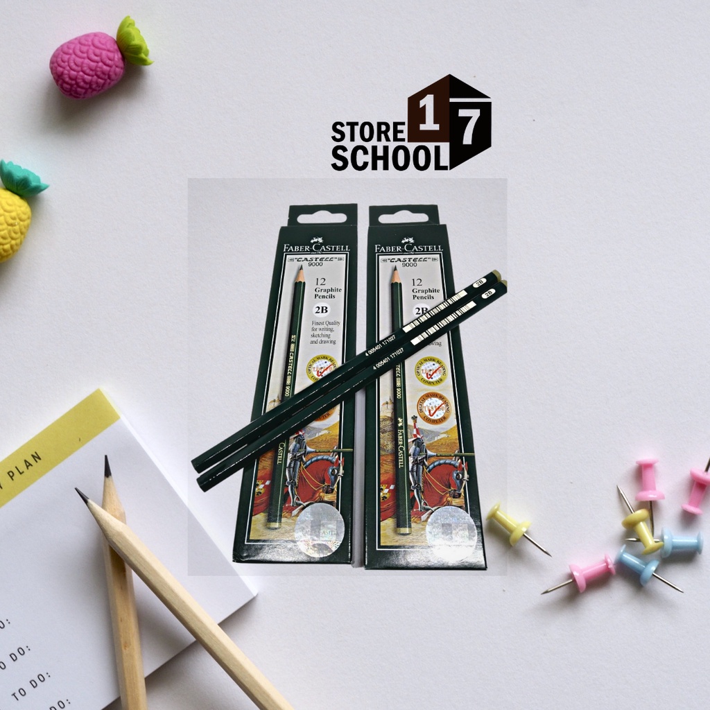 

Pensil 2B Faber Castell Isi 12pcs