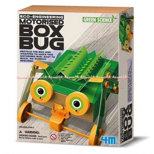 4M Eco Engineering Motorized Box Bug Paket Mainan Kit Membuat Katak