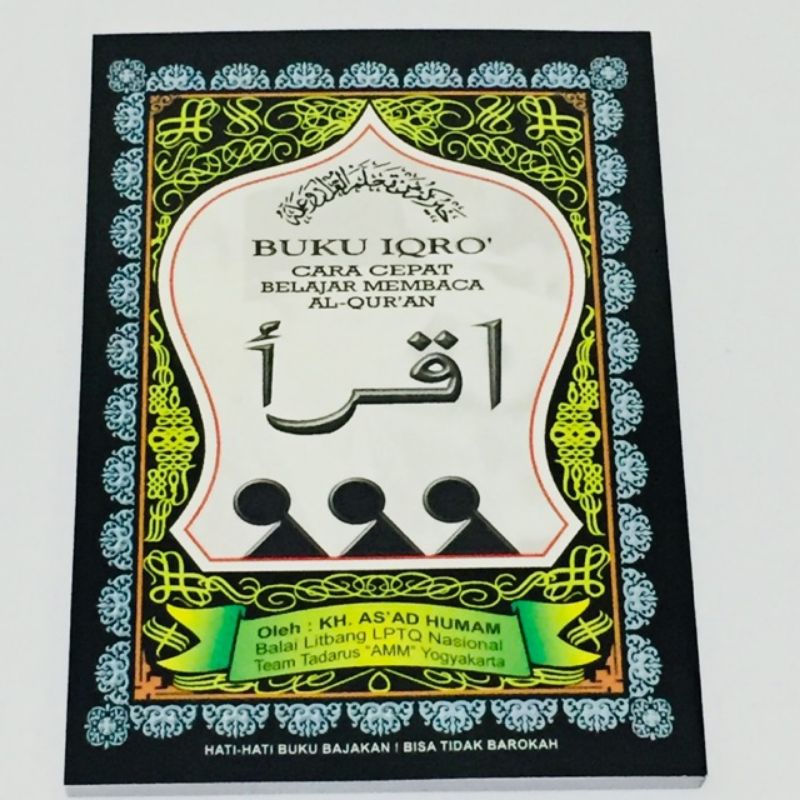 Buku IQRA/IQRO Besar jilid 1-6 + TUDING Mengaji