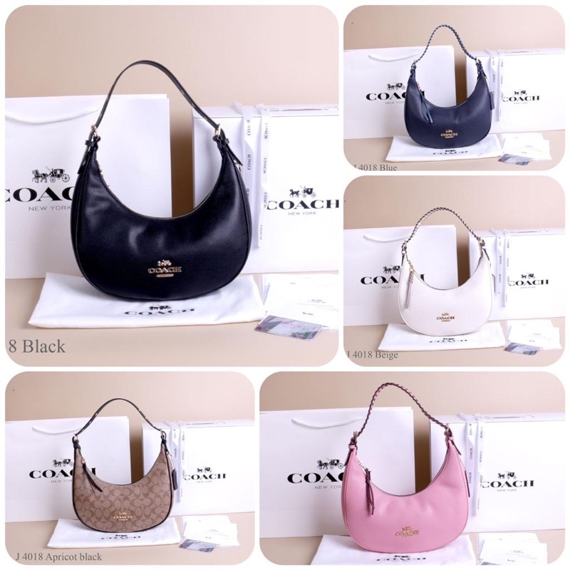 TAS WANITA BRANDED IMPORT COACH HAND BAG SABIT MADE ON MIRROR 4018