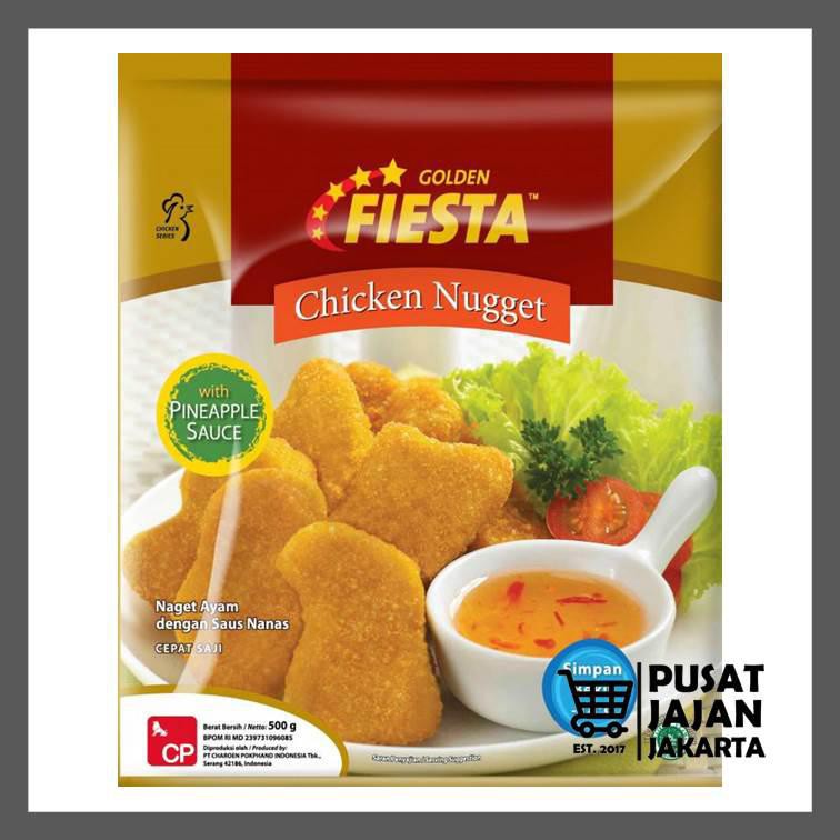 

Fiesta Golden Chicken Nugget With Pineapple Sauce 500 Gr Naget Daging Ayam Olahan