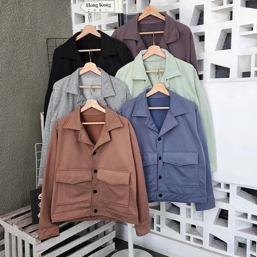 MVP - Agra Button - Jaket Button Unisex Kekinian