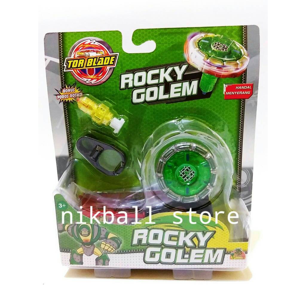 MAINAN ANAK TORBLADE ROCKY GOLEM GREEN / TOR BLADE