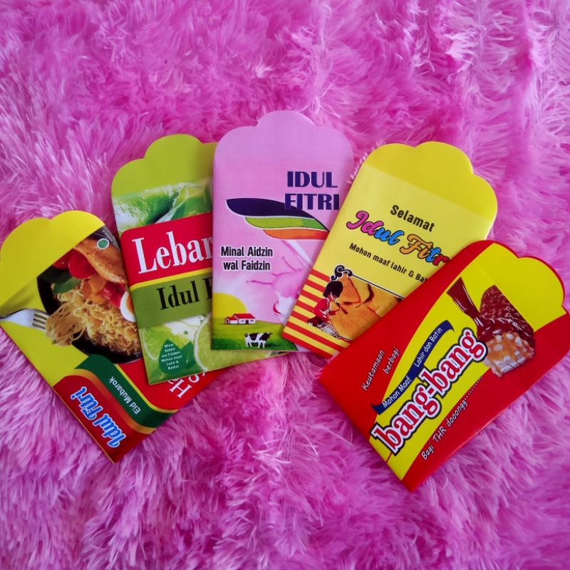 

Amplop Lebaran Snack Medium 7x12 Sudah di lem Siap Pakai