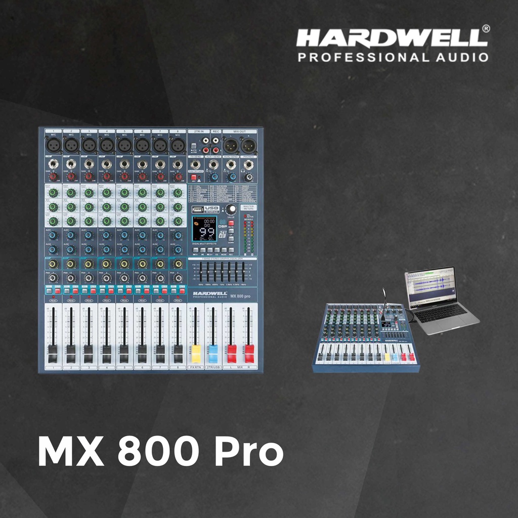Mixer Hardwell MX 800 / MX-800 / MX800 Original USB BLUETOOTH