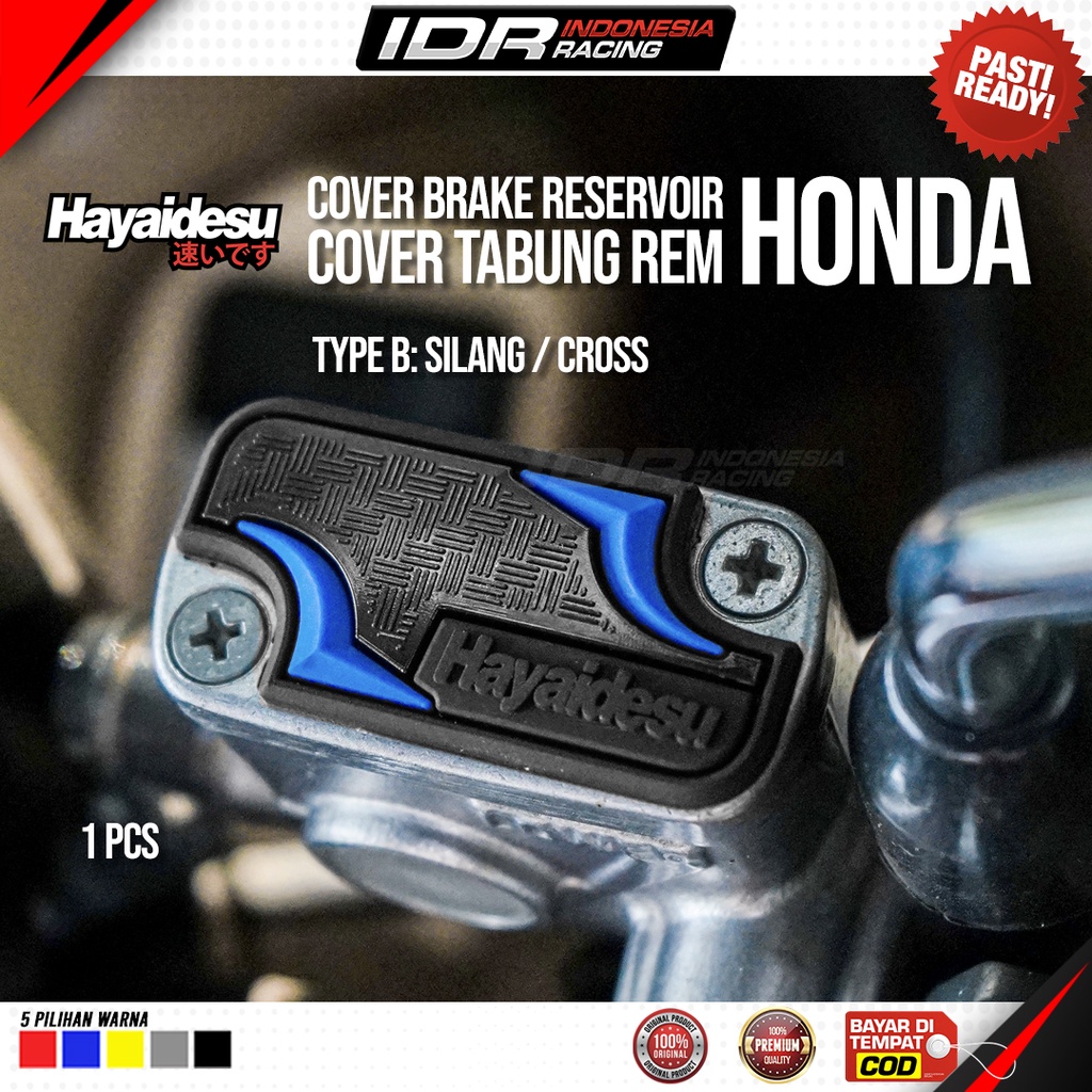 Hayaidesu Cover Tutup Tabung Minyak Rem Brake Reservoir Honda Universal Variasi Body Protector