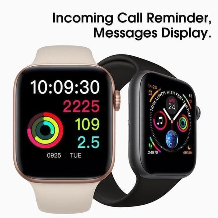 TERBARU Jam tangan pintar series 7 Smart Watch 1.70HD wallpaper custom Heart Rate blood pressure monitor Wireless charge Spin button Sport Smart.