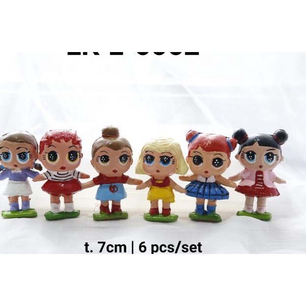 ♗ LK-L-0062 Topper cake hiasan kue tart lokal LOL ✥