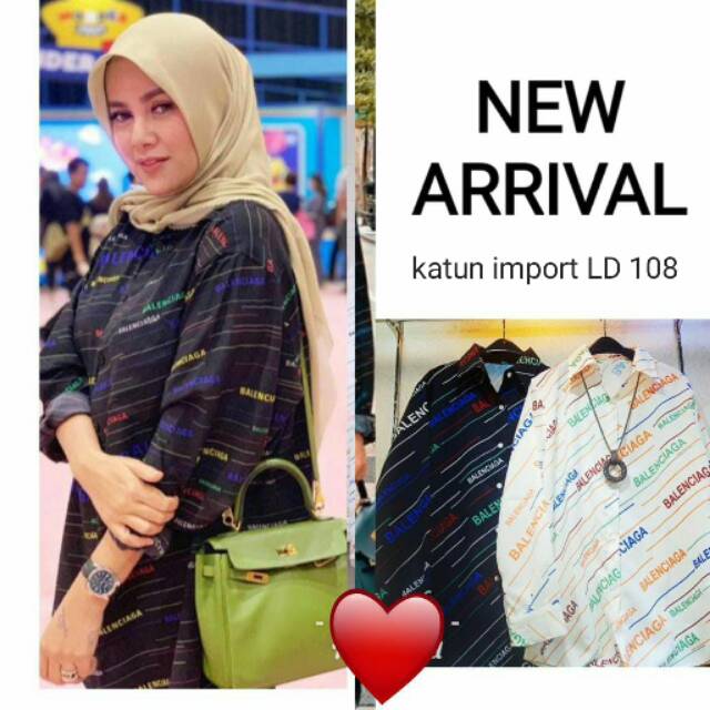 Kemeja balenciaga olla ramlan import