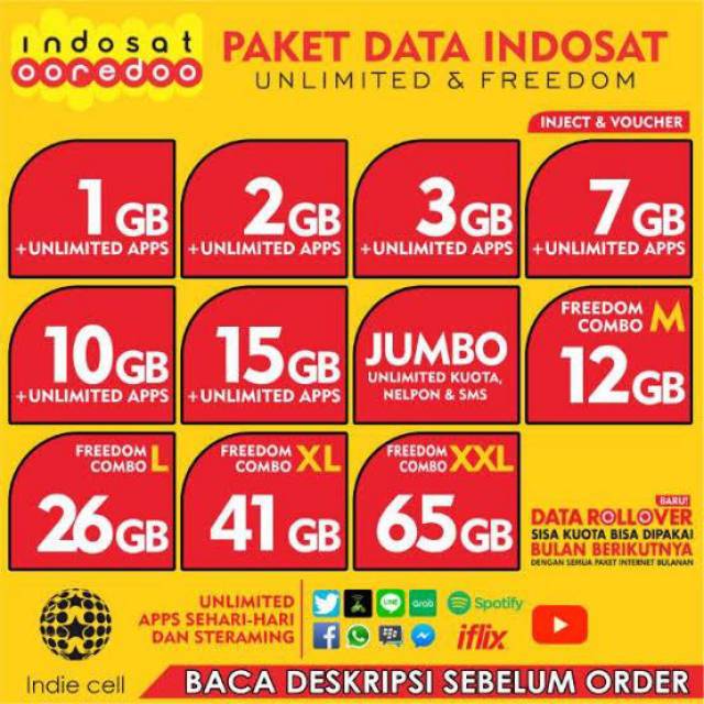 paket data im3 ooredoo