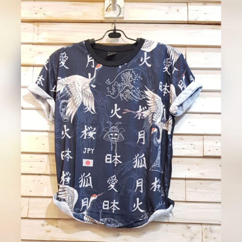Tshirt Baju Kaos Printing 3D Bird Burung Bangkok Thailand Fullprint Import Marcelo Burlon