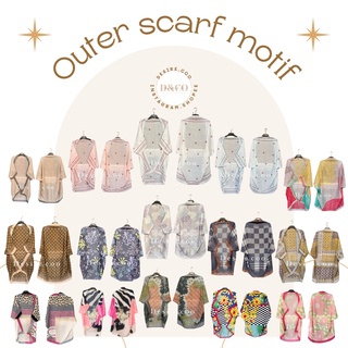 READY Outer scarf  [UPDATE 9/9] Banyak Motif | Outer dailywear