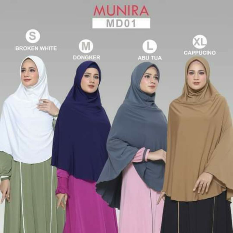 JILBAB MODEL BERGO INSTAN GAMIS UKHTI MUNIRA TERBARU HIJAB FASHION MUSLIMAH BAHAN JERSEY PREMIUM ADE