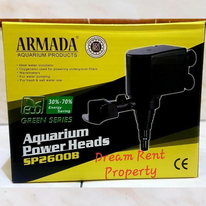 Yang Dicari] Mesin Pompa Celup Filter Power Head Aquarium Armada Sp-2600B 2600