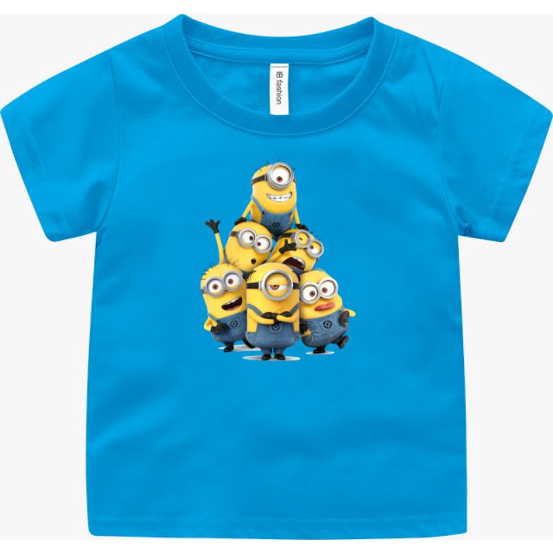 Baju Anak Laki Laki Minion Kaos Anak Murah Lengan Pendek Atasan Anak Anak Kaos Anak Cewek T shirt Anak