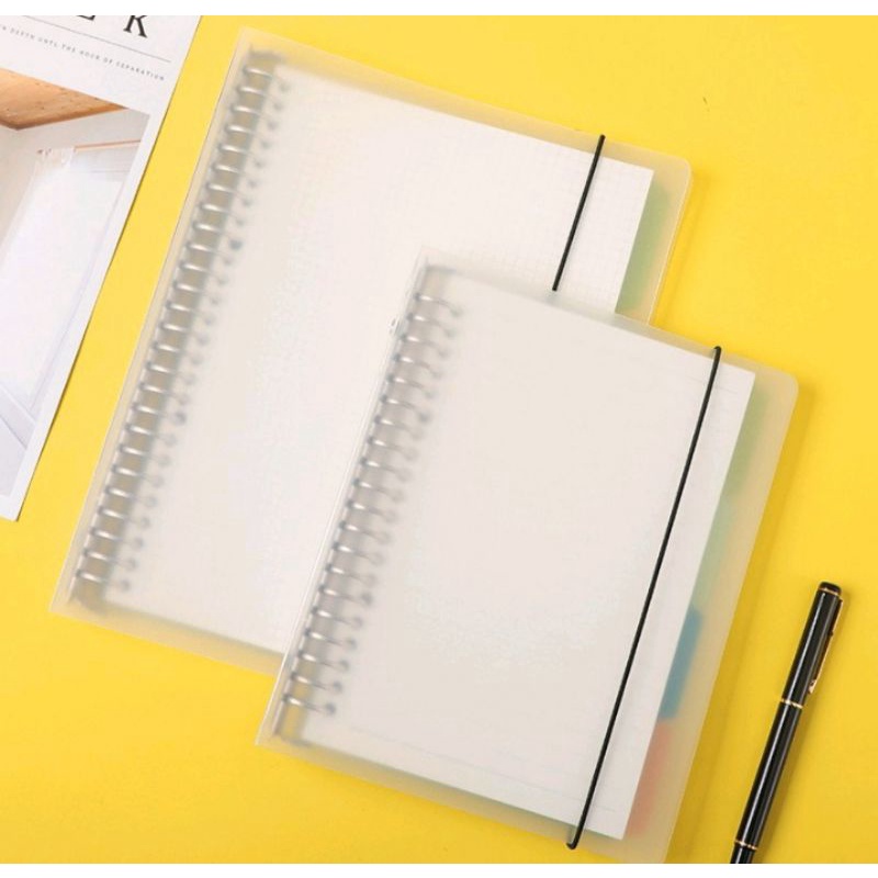 

Binder A5/B5 Polos Bening Plastik Tebal Include dan Pembatas