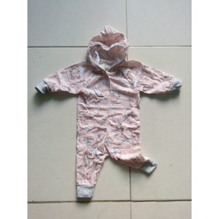  Baju  Bayi  New Born  overall Merk Velvet  Buka kaki tutup 