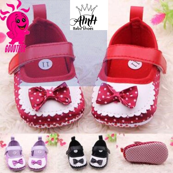 amh-sepatu bayi prewalker/baby shoes anak perempuan 1-12 bulan